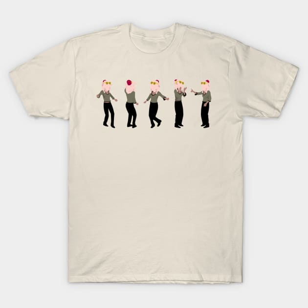 Turkey Head Dance by doctorheadly T-Shirt by doctorheadly